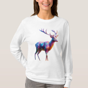 Camiseta Majestic Stag: Elegancia Regal Forestal