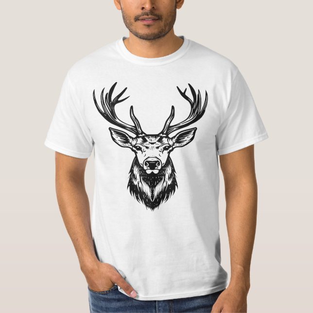 Camiseta Majestic Stag Head (Anverso)