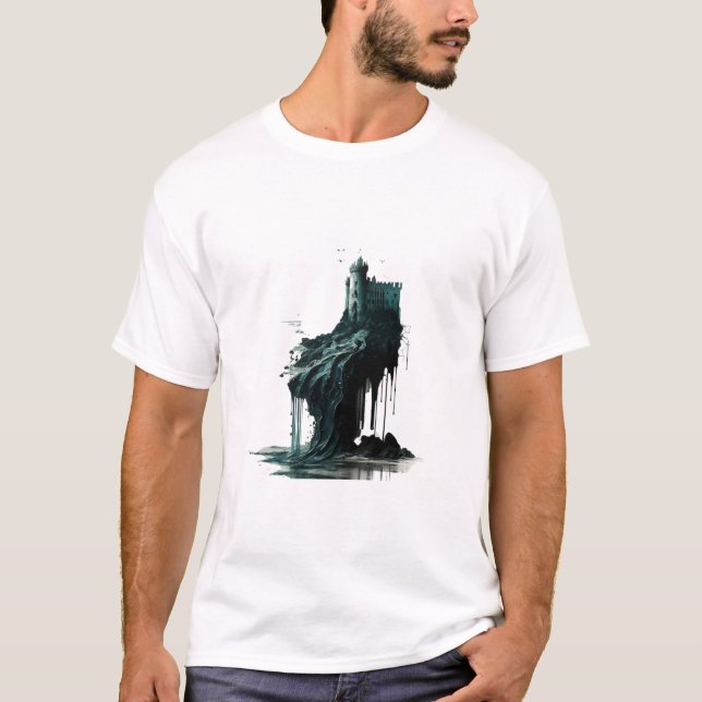 Camiseta Majestic Stronghold: Castillo medieval T-Shirt (Anverso)