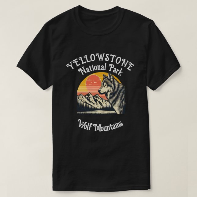 Camiseta Majestic Wolf Roaming Highlands (Diseño del anverso)