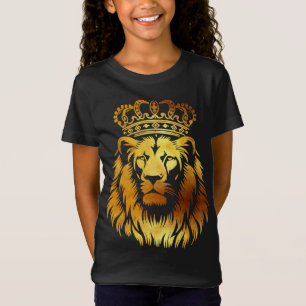 Camiseta Majestuosa Corona de León - Arte Regio