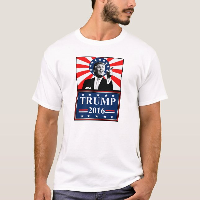 Camiseta majestuosa de Donald Trump (Anverso)