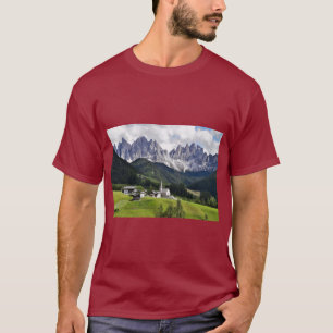 Camiseta majestuosa de la montaña Dolomitas