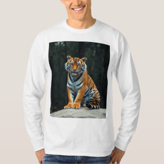 Camiseta "Majestuosa sudadera de tigre de Bengala: Eleganci
