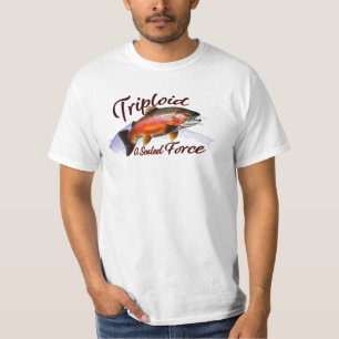 Camiseta Majestuosa Trucha Arcoíris Triploide "A Scaled For
