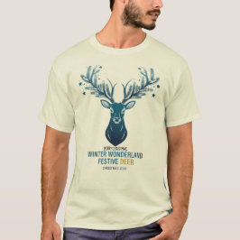 Camiseta Majestuoso abrigo de fiesta de invierno para cierv