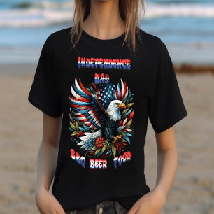 Camiseta Majestuoso Día de la Independencia de la Libertad 