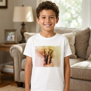 Camiseta Majestuoso Elefante Africano Macho Caminando Acuar