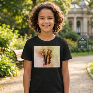 Camiseta Majestuoso Elefante Africano Macho Caminando Acuar