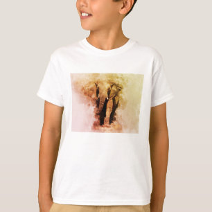 Camiseta Majestuoso Elefante Africano Masculino