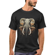 Majestuoso elefante africano, vida silvestre retro