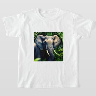 Camiseta Majestuoso Elefante De La Selva - Salvaje Y Libre