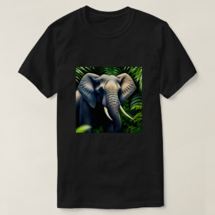 Camiseta Majestuoso Elefante De La Selva - Salvaje Y Libre