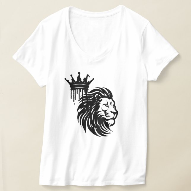 Camiseta Majestuoso Ilustracion Rey León - Poderoso Wildlif (Distribución )