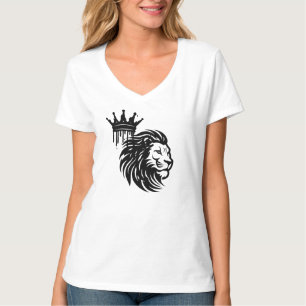 Camiseta Majestuoso Ilustracion Rey León - Poderoso Wildlif