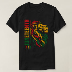 Camiseta Majestuoso Legado del León Juneteenth 1865 Arte