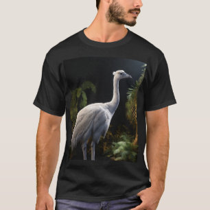 Camiseta Majestuoso Moa Blanco de Nueva Zelanda - T-Sh Real