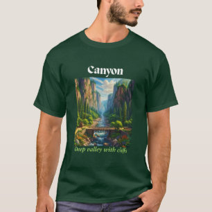 Camiseta Majestuoso paisaje del valle del cañón - El amante
