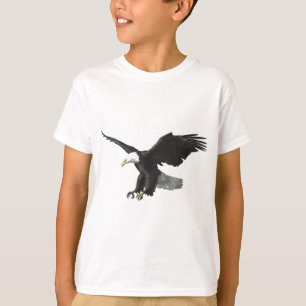 Camiseta Majestuoso retrato de foto de águila calva norteam