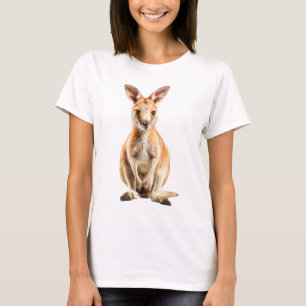 Camiseta Majestuoso retrato de piel de canguro rojo