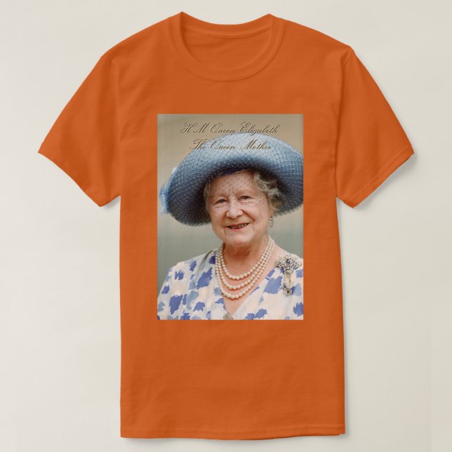 Camiseta ¡Majestuoso! Su Reina Isabel La Reina Madre Clas (Diseño del anverso)