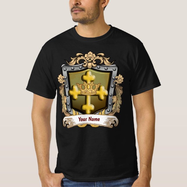 Camiseta Majesty Family Crest Surname (Anverso)