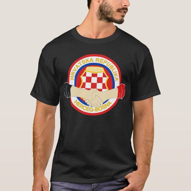 Camiseta Majica- Herceg Bosna - Rukovanje (Anverso)
