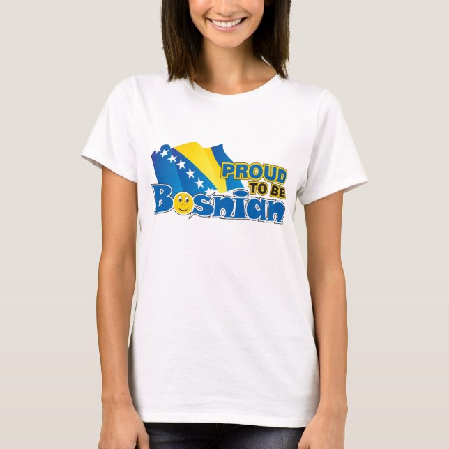 Camiseta Majica orgulloso ser bosnio (Anverso)