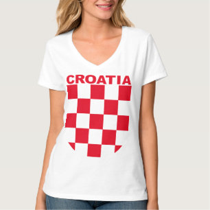 Camiseta Majica superior de Croacia Sahovnica Hrvatska del