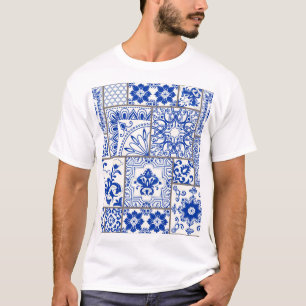 Camiseta Majólica victoriana: Patrón de mosaico de mosaico