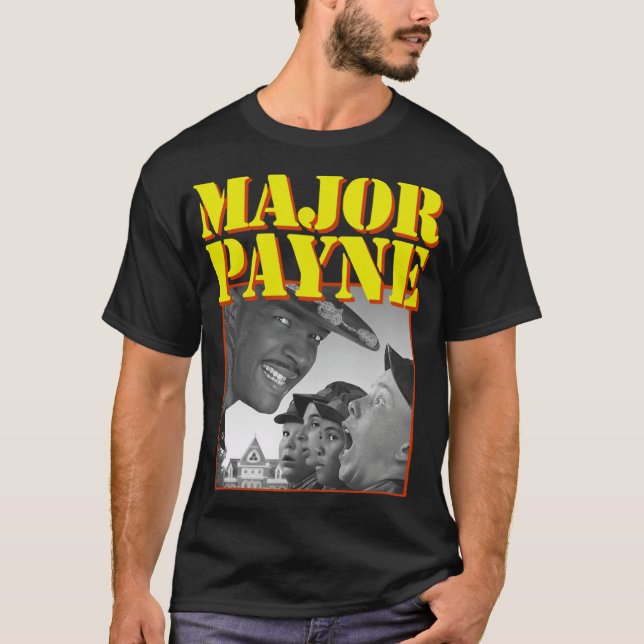 Camiseta Major Payne Retro funny (Anverso)