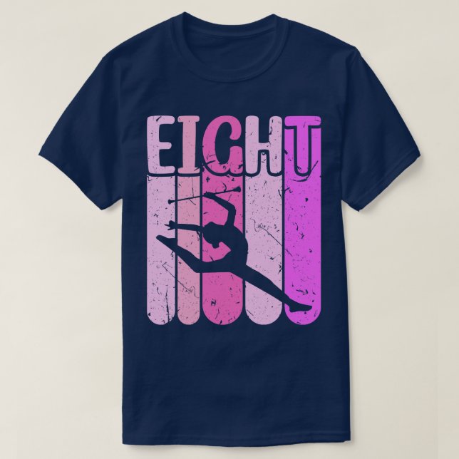 Camiseta Majorette Chica 8.º Batión de cumpleaños (Diseño del anverso)