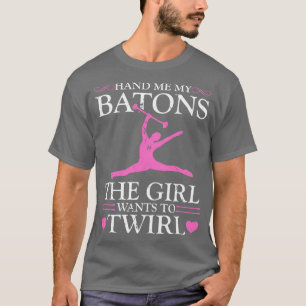 Camiseta Majorette Dance Baton Chica Twirl