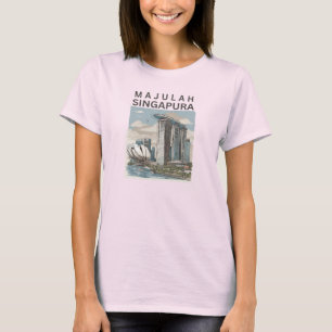 Camiseta Majulah Singapore