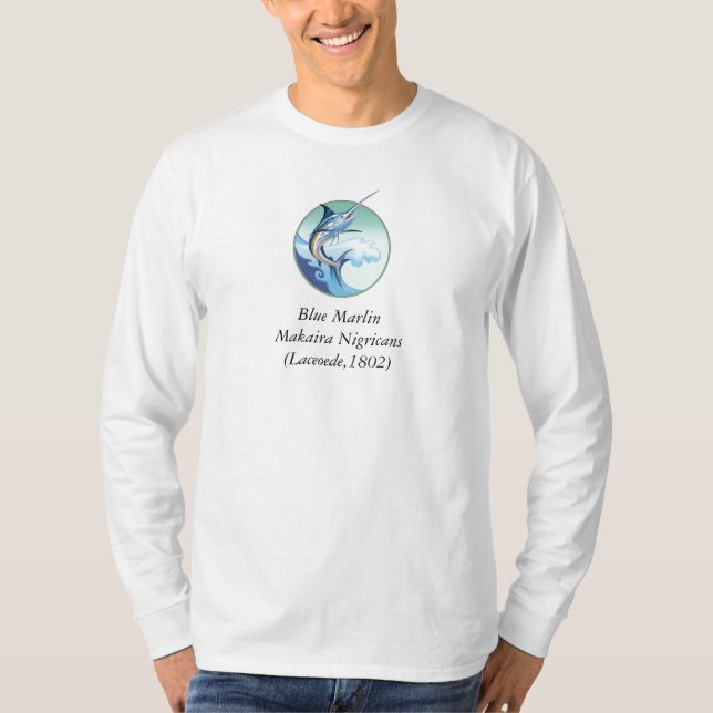 Camiseta Makaira Nigricans (Laceoede de la aguja azul,… (Anverso)