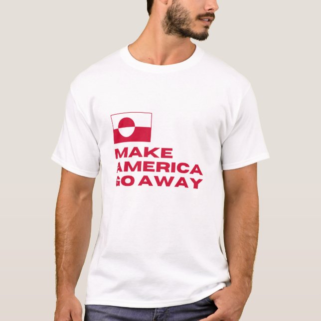 Camiseta Make America Go Away Nu Det Nu Uk - T-shirt (Anverso)