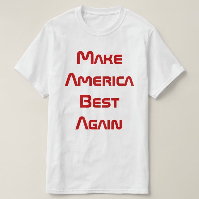 Camiseta Make America Great (Diseño del anverso)