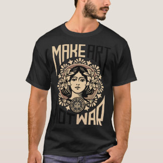 Camiseta Make Art Not War Symbol Essential T-Shirt
