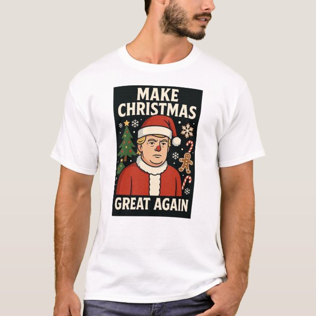 Camiseta Make Christmas Great Again (Anverso)