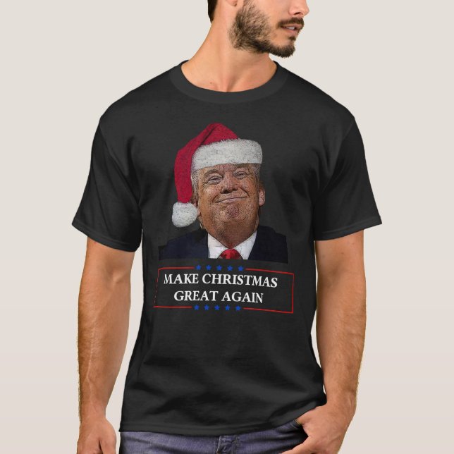 Camiseta Make Christmas great again funny T-shirt Classic T (Anverso)