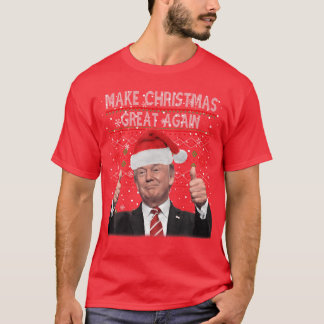 Camiseta Make Christmas Great Again Santa Funnyrump Xmas Pa