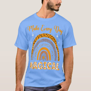 Camiseta Make Every Day Magical Halloween Rainbow Holiday 