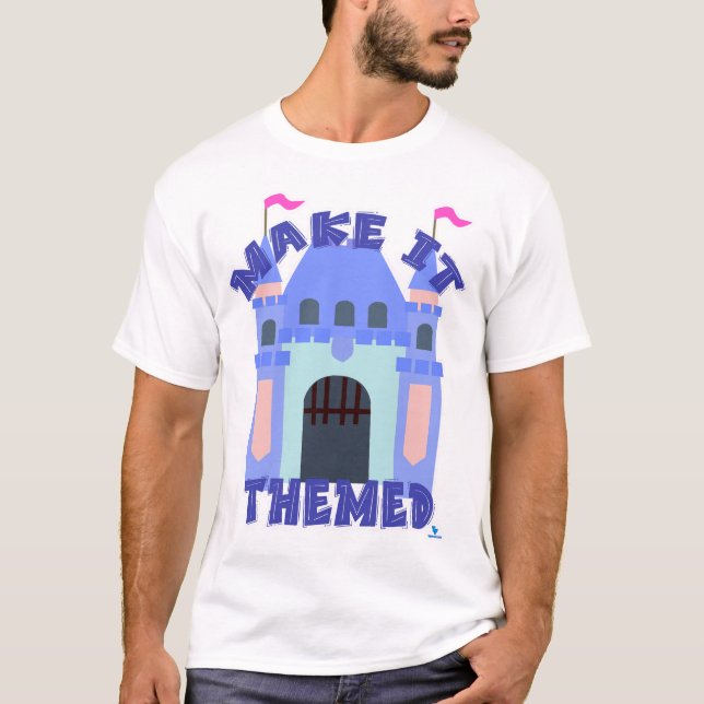 Camiseta Make It Themed Castle Park Fun  (Anverso)