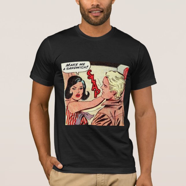 Camiseta Make me a sandwich! (Anverso)