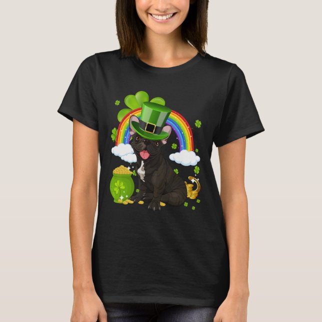 Camiseta Make St Patricks Day Great Again Funny Bulldog Men (Anverso)