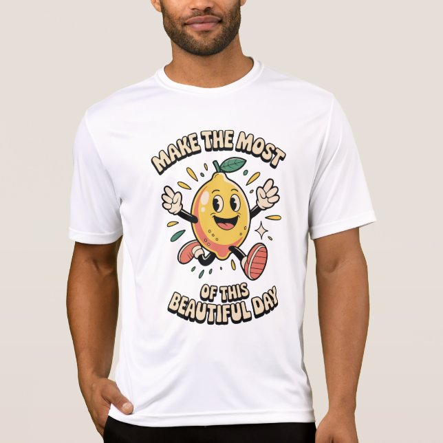 Camiseta Make the Most – Lemon Power Men's (Anverso)