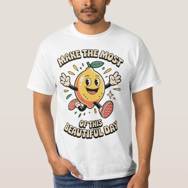 Camiseta Make the Most – Lemon Power Men's (Anverso)