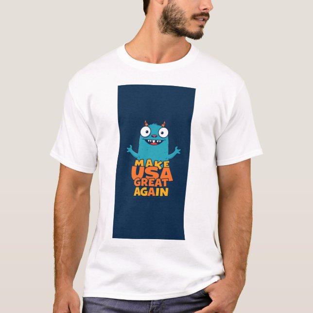 Camiseta Make USA great again (....in a funny way ! ) (Anverso)