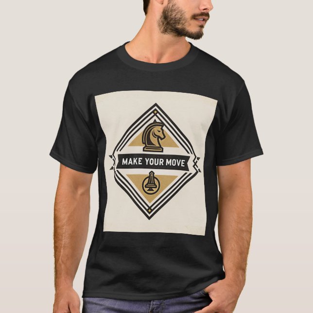 Camiseta Make Your Move – Chess Piece Design (Anverso)