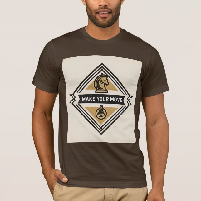 Camiseta Make Your Move – Chess Piece Design (Anverso)